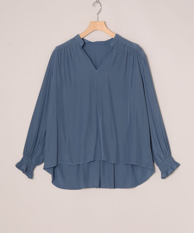 ONWARD Reuse Park 【組曲】ブラウス春夏 ブルー