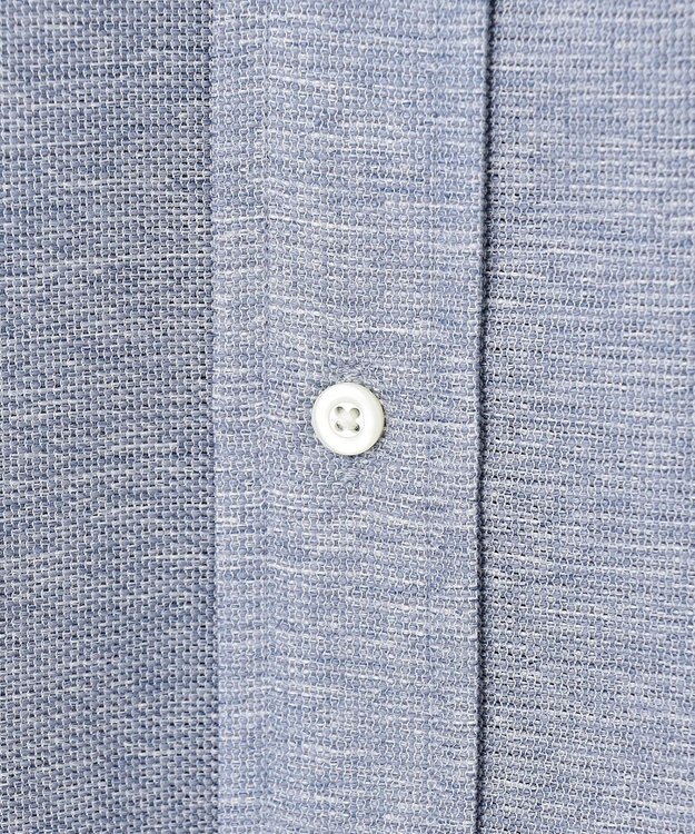 J.PRESS MEN 【WEB・一部店舗限定】ブリーザブルレノクロス 半袖シャツ / B.D. ダルブルー系