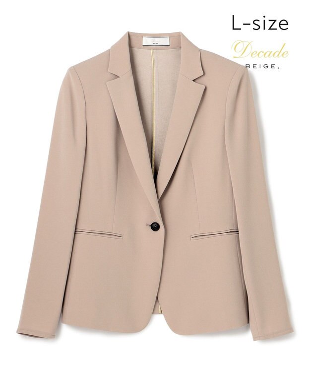 BEIGE， 【Lsize・セットアップ対応】CINDY / テーラードジャケット Taupe