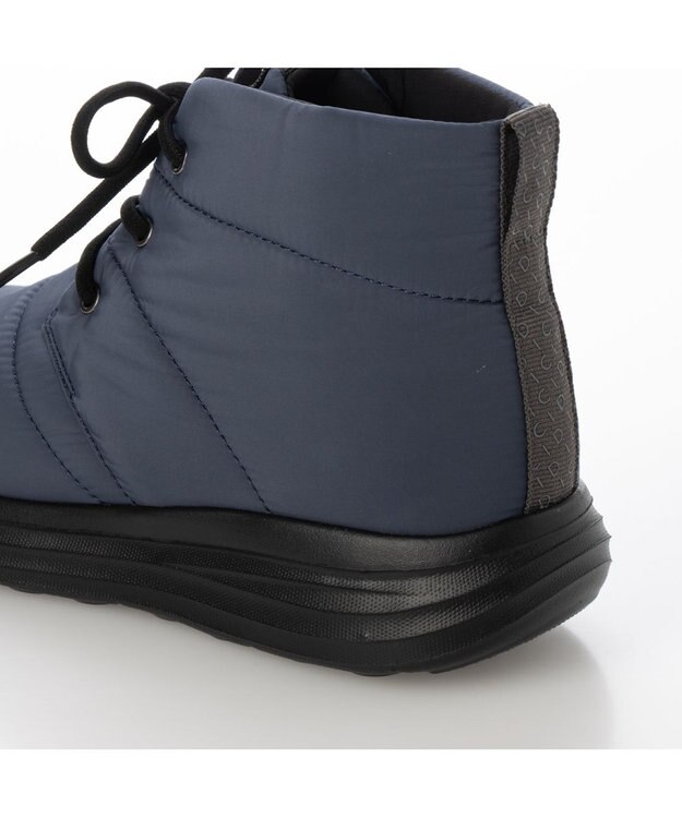 MODE ET JACOMO <D'ICI>【軽量】レースアップショートブーツ ネイビー