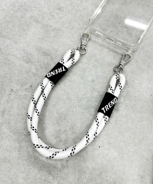 WEGO ロープハンドストラップ ホワイト