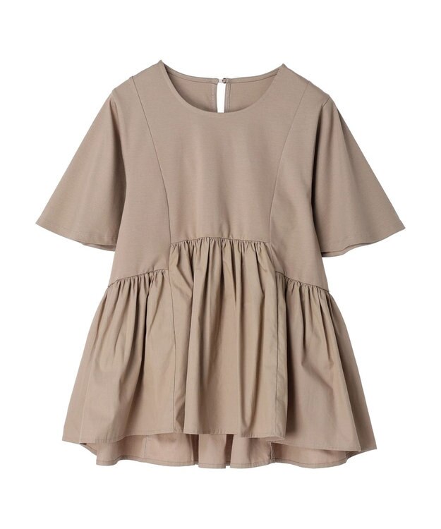 Green Parks ・ＥＬＥＮＣＡＲＥ　ＤＵＥイソザイキリカエプルオーバー Gray Beige