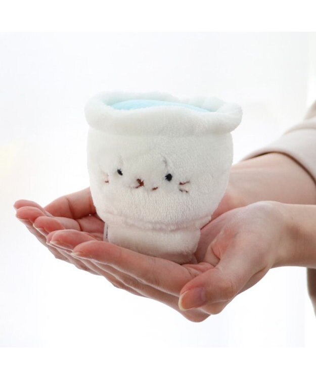 Mother garden しろたん 白いものシリーズマスコット　《おちょこ》　店舗限定 おちょこ