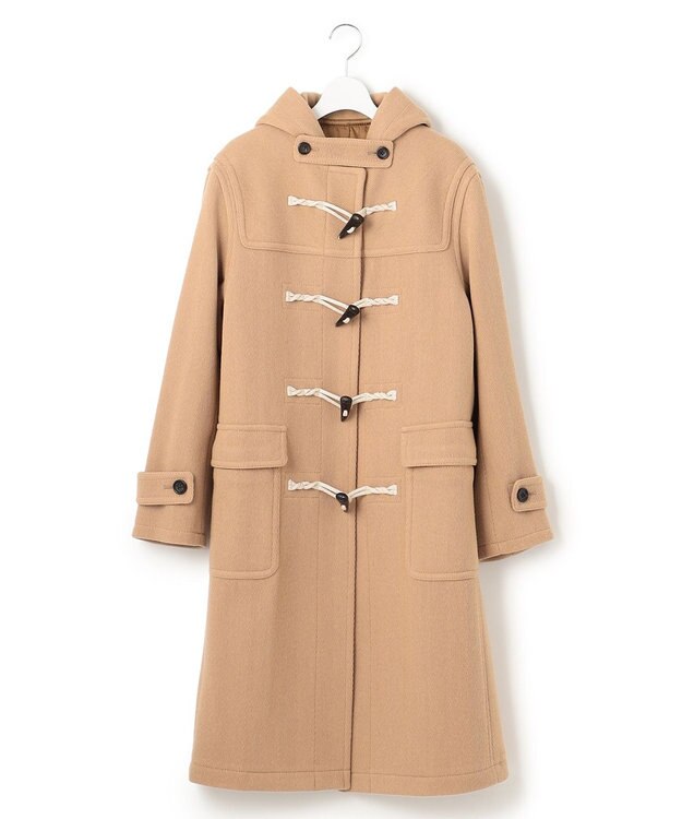 23区 ヘリンボーン ダッフルコート キャメル系