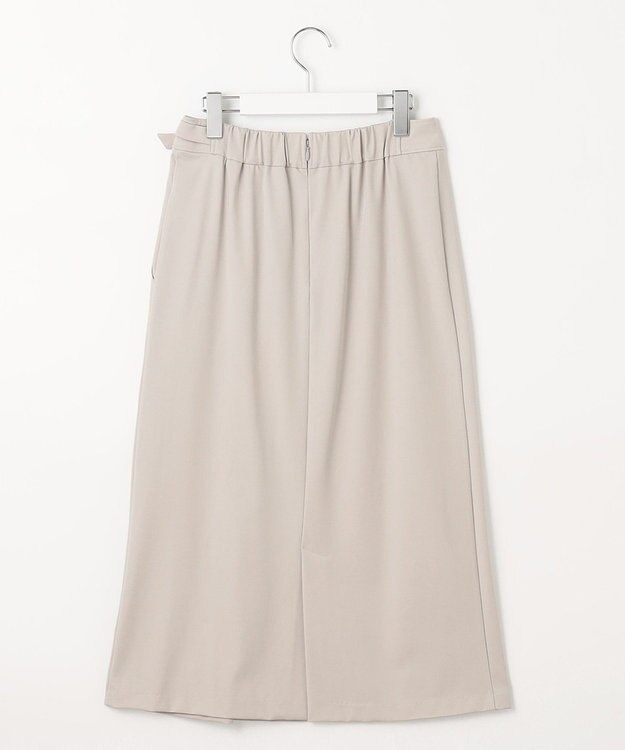 J.PRESS LADIES S 【洗える】 Hari-Puru jersey スカート ライトグレー系