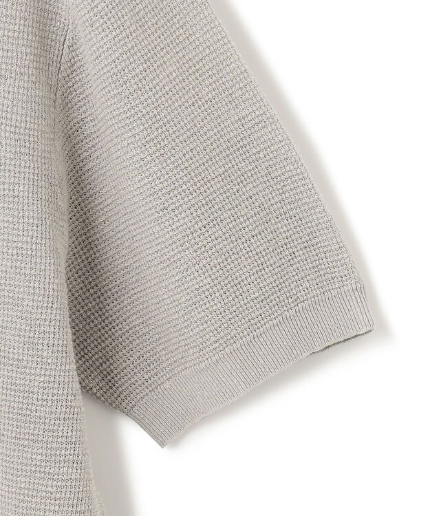 J.PRESS MEN 【WEB・一部店舗限定】ニットポロシャツ ライトグレー系
