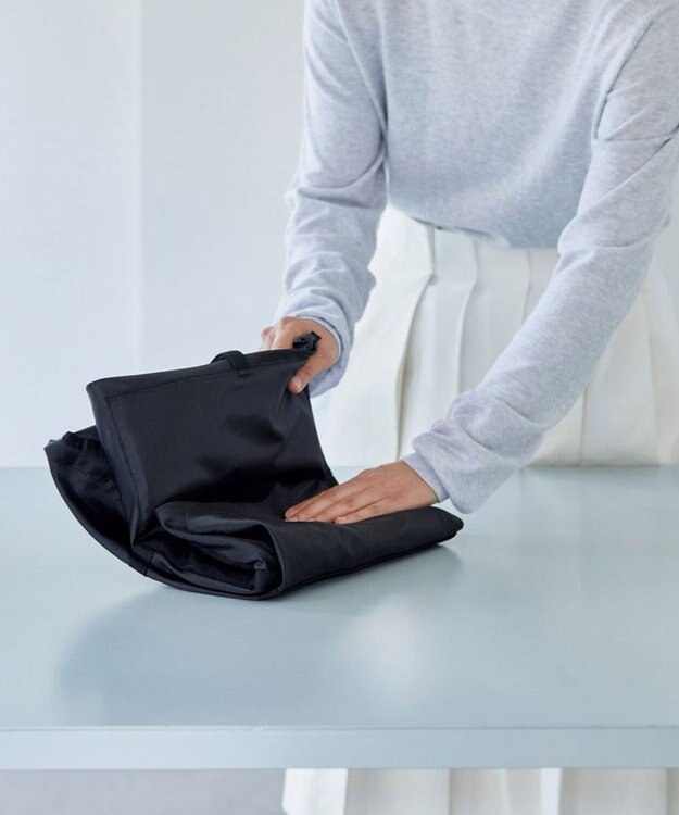 ROOTOTE 9657【BLT×RT コラボ商品】RT. Baluko Laundry Place.ランドリーバッグ. フロシキ 01：ブラック