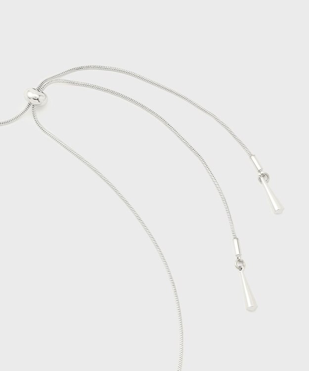 GRACE CONTINENTAL メタルカーブチョーカー シルバー