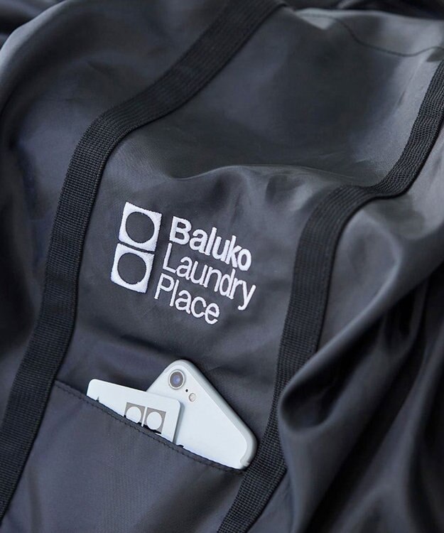 ROOTOTE 9657【BLT×RT コラボ商品】RT. Baluko Laundry Place.ランドリーバッグ. フロシキ 01：ブラック
