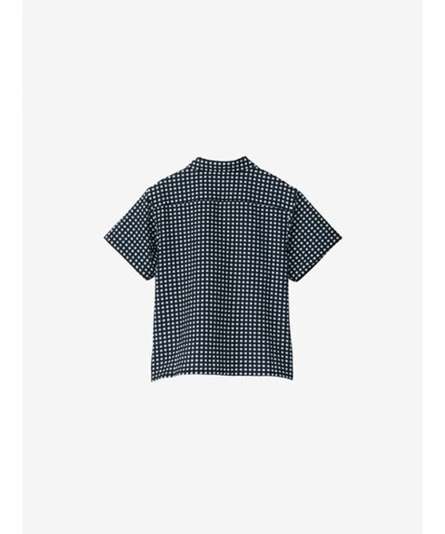 HELLY HANSEN 【キッズ・速乾・UVカット・耐海水・耐塩素】ショートスリーブ マリンリゾートシアサッカーシャツ オーシャンネイビー