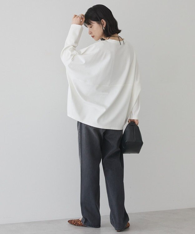 AMERICAN HOLIC コクーンポンチプルオーバー Off White