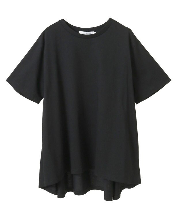 AMERICAN HOLIC 接触冷感バックフレア半袖プルオーバー Black