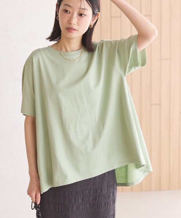 AMERICAN HOLIC 接触冷感バックフレア半袖プルオーバー Mint