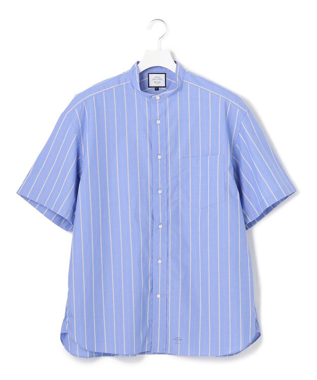 J.PRESS YORK STREET 【UNISEX】ストライプ シャツ ブルー系1