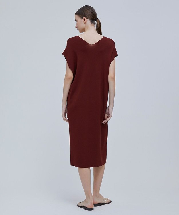 BEIGE， NADIA / サマーニットドレス Burgundy x Burgundy