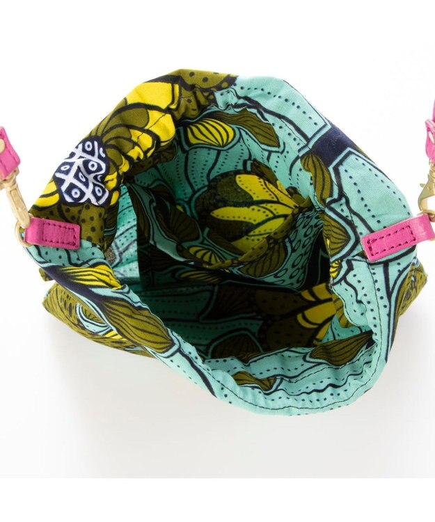 UNBILLION ペルケ perche / マリ・Harmony for peaceバゲット2wayショルダー ブルー