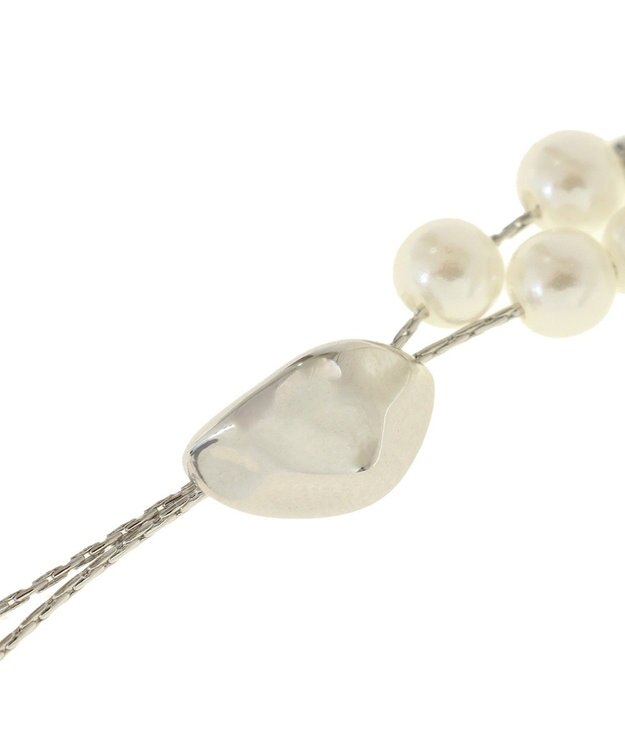 Green Parks ｅｖｅｒｙｗａｌｋ．２ＷＡＹステーションパールネックレス Silver