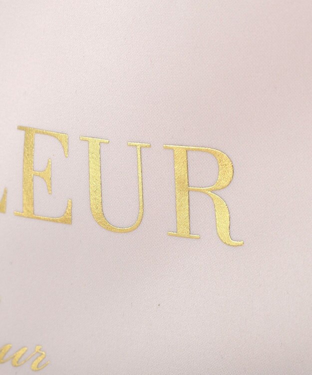 Maison de FLEUR サテンフリルスクエアトートバッグ Pink