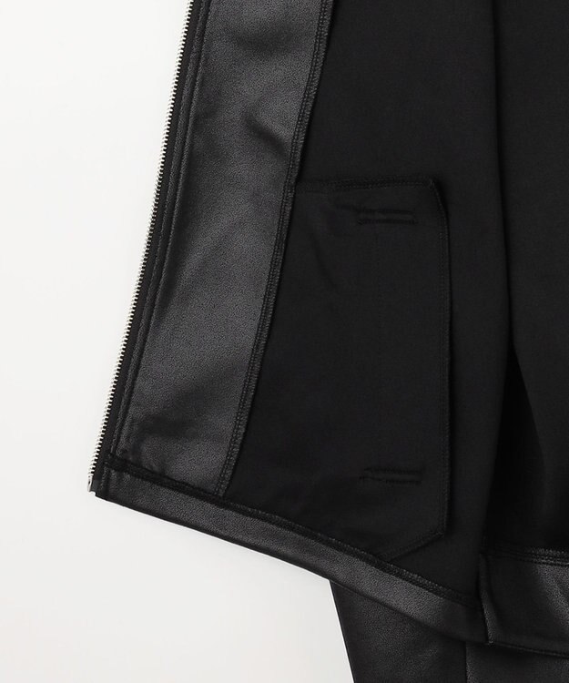 ANY 【手洗い可】マシュマロコーティングブルゾン ブラック