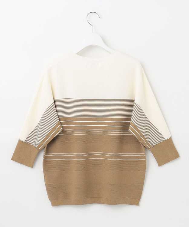 J.PRESS LADIES 【洗える】 ガータードルマンWG ニット キャメル系1