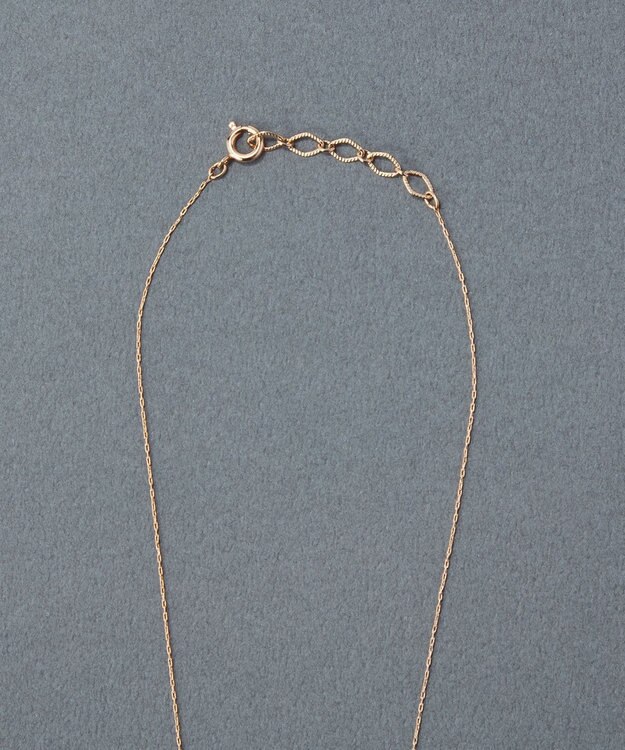 Phoebe 〈金属アレルギー対応〉スターリービジューネックレス 一粒石/定番 シャンパンゴールド