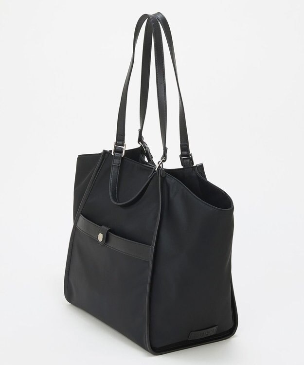 TOPKAPI 【TREASURE TOPKAPI】ナイロン 2way レザーハンドル トートバッグ ブラック