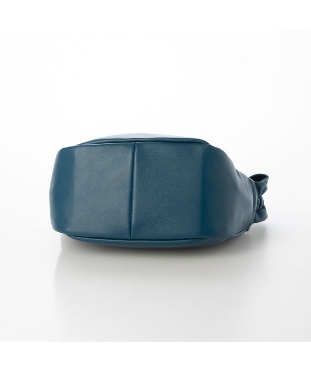 UNBILLION kakatoo フリルハンドルフラップショルダーバッグ ブルー