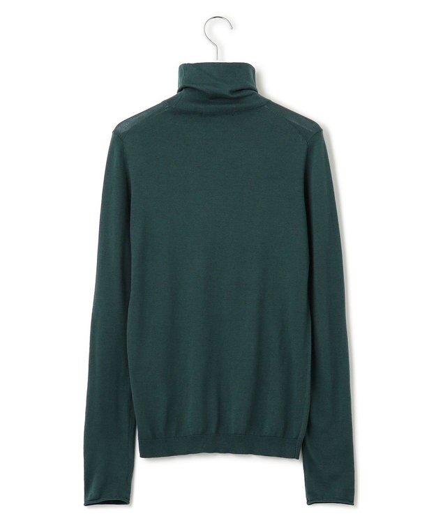 23区 【洗える】スムージーコットン シアー ニット グリーン系