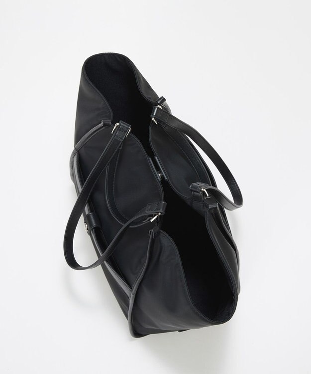 TOPKAPI 【TREASURE TOPKAPI】ナイロン 2way レザーハンドル トートバッグ ブラック