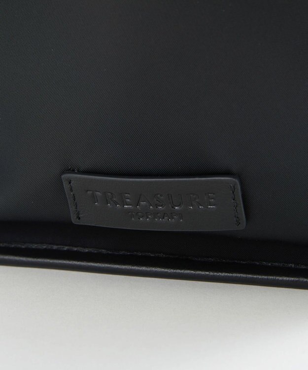 TOPKAPI 【TREASURE TOPKAPI】ナイロン 2way レザーハンドル トートバッグ ブラック