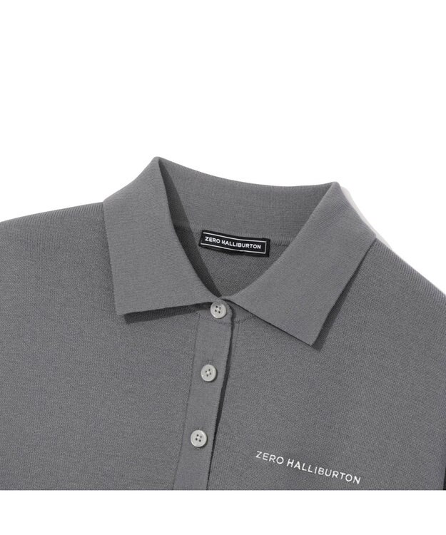 ZERO HALLIBURTON 【セットアップ可能】 ニットポロシャツ ZHG-W5A4c 85138 グレー