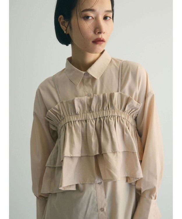 Green Parks armonia.ビスチェセットシャツチュニック Beige