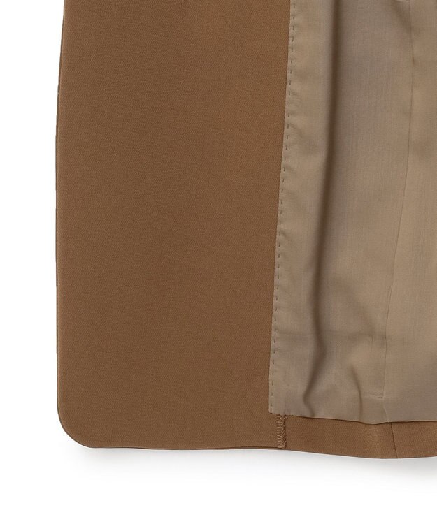 BEIGE， GYPSUM / シルキータッチ ショールカラージャケット Brown