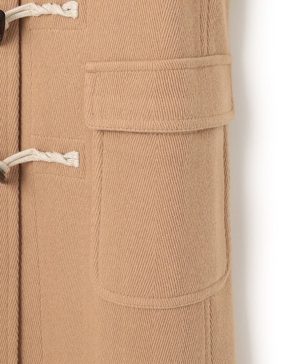 23区 ヘリンボーン ダッフルコート キャメル系