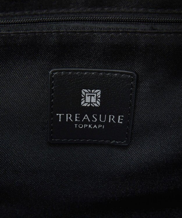 TOPKAPI 【TREASURE TOPKAPI】ナイロン 2way レザーハンドル トートバッグ ブラック