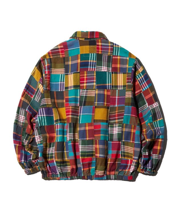 J.PRESS MEN 【J.PRESS ORIGINALS】PACHWORK NEL MADRAS SWING TOP レッド系3