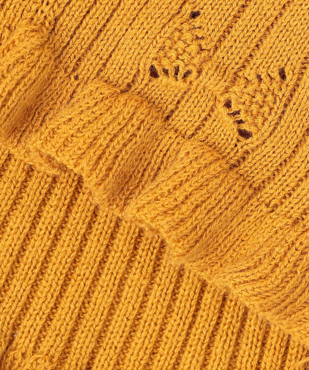 組曲 KIDS 【90-100㎝】リブニット マリーゴールド系