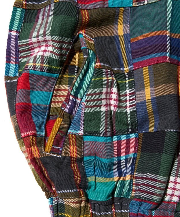 J.PRESS MEN 【J.PRESS ORIGINALS】PACHWORK NEL MADRAS SWING TOP レッド系3