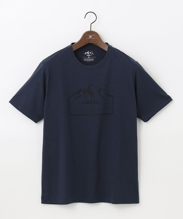 JOSEPH ABBOUD MOUNTAIN 【UNISEX】サスティナブル オーガニックコットンTシャツ ネイビー系