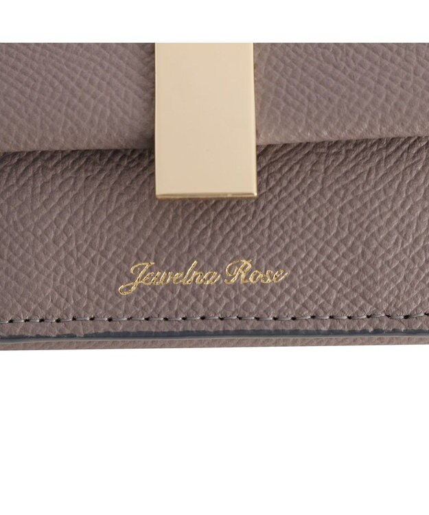 ACE BAGS & LUGGAGE 【新色登場】 Jewelna Rose ブリヨン 本革 三つ折り財布 15141 モーヴグレー