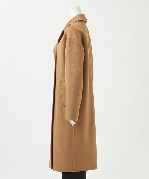 23区 S 【エステータ】ウールリバー ケープ付き コート ベージュ系