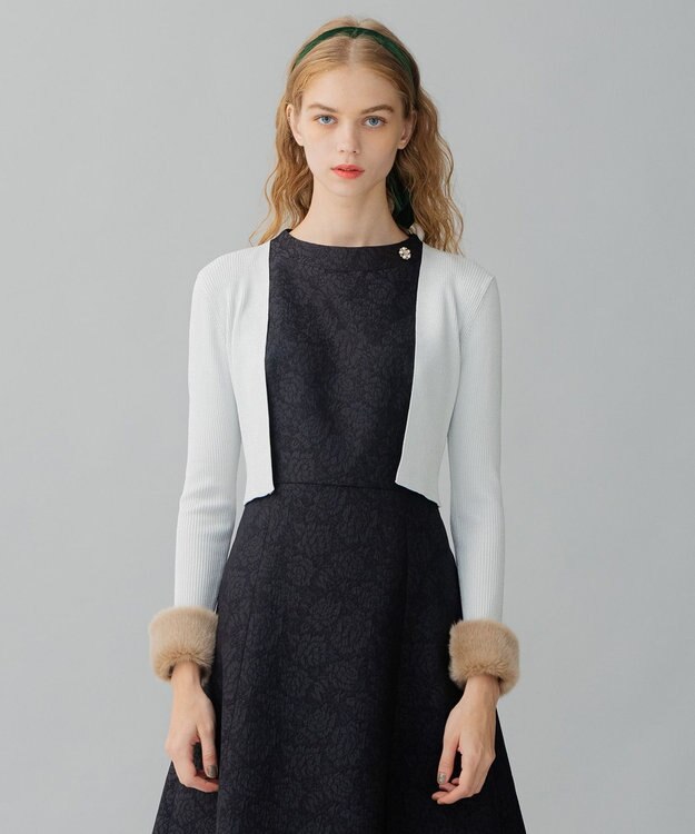 TOCCA 【洗える！】BAMBI ボレロ シルバー系