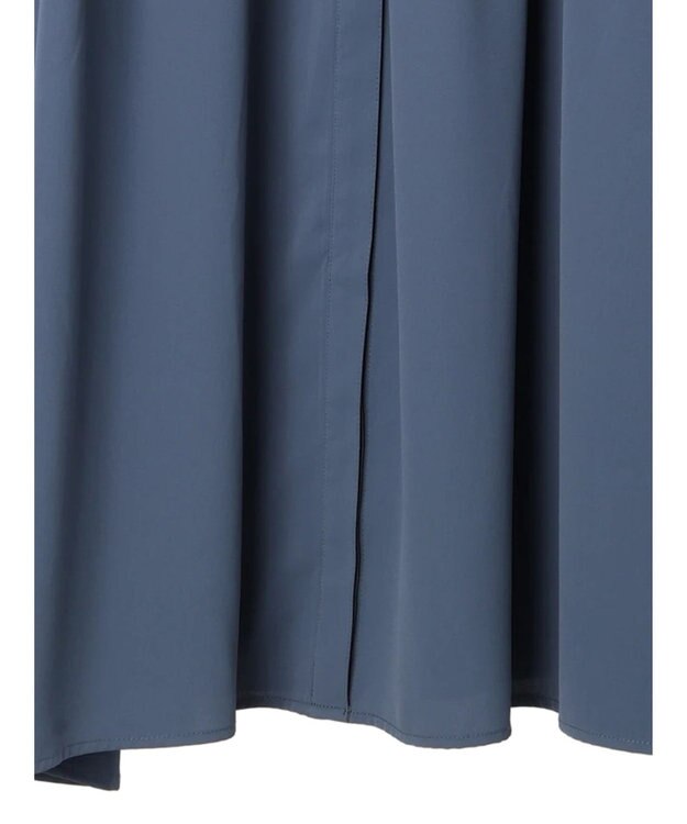 Green Parks armonia．配色シャツワンピース Blue