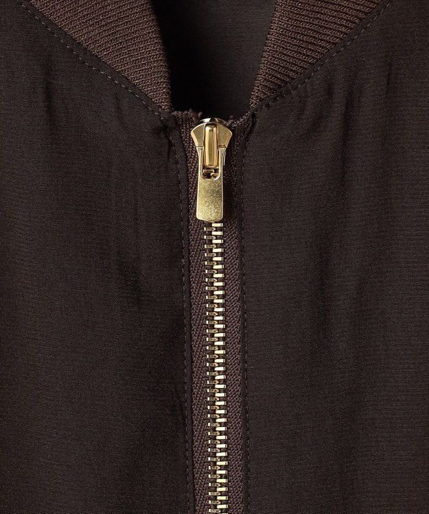 BEIGE， SERAPHIN / ライトシアーギャザー ブルゾン Bordeaux