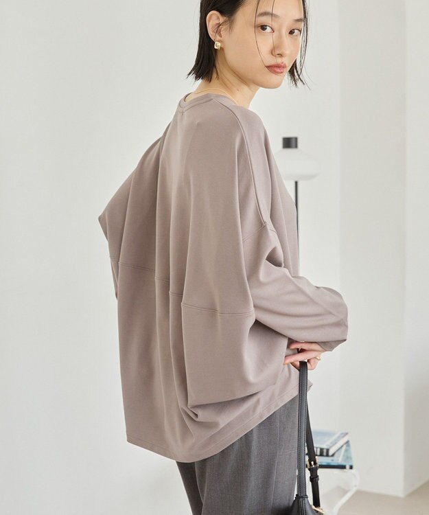 AMERICAN HOLIC コクーンポンチプルオーバー Gray Beige