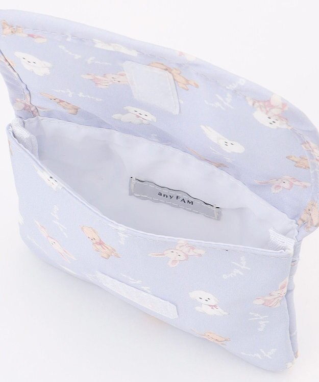 ANY KIDS 総柄シャラシャラ 移動 ポケット アニマル総柄