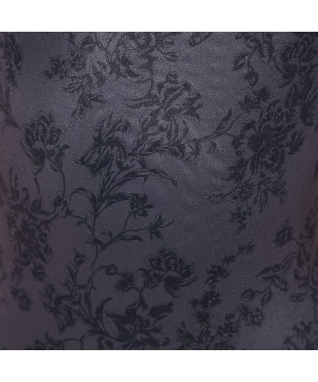 Chacott ノースリーブレオタード ダークグレープリント