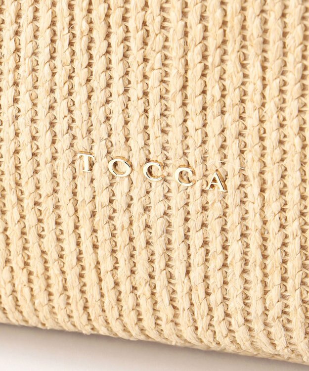 TOCCA 【A4サイズ対応】T-JARDIN BASKET かごバッグ ベージュ系