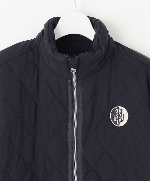23区GOLF 【WOMEN】【防寒】キルティング ブルゾン ネイビー系