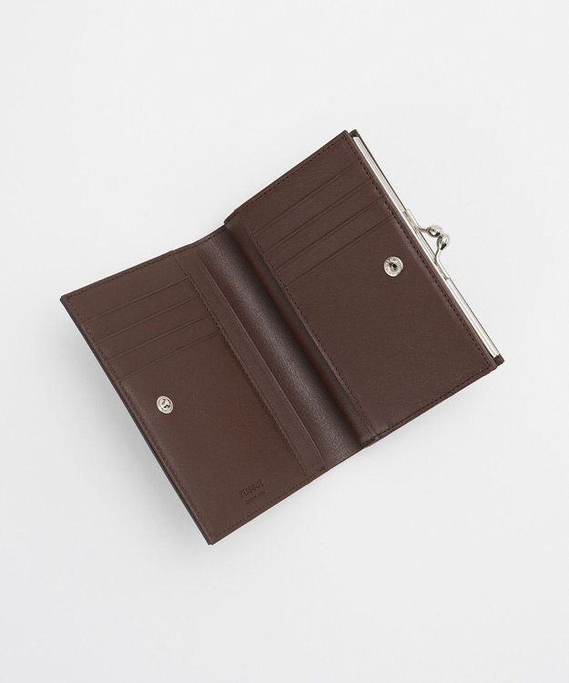 russet がま口折財布(SO-446) D.Brown